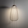 Beżowa lampa wisząca ażurowa druciana owalna minimalistyczna loftowa uniwersalna klasyczna SPHERA S 11309 TK-LIGHTING